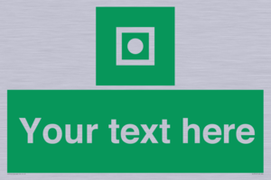 Custom sign safe condition Shipboard general alarm